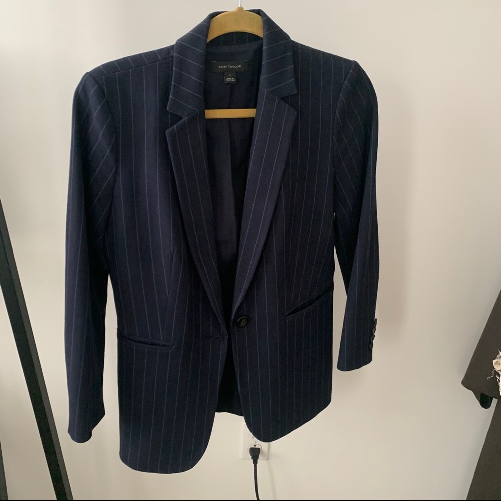 Ann Taylor Pinstripe blazer